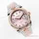 EW Factory Superclone Rolex 18K Rose Gold Datejust II Watch in Pink Diamond Dial (3)_th.jpg